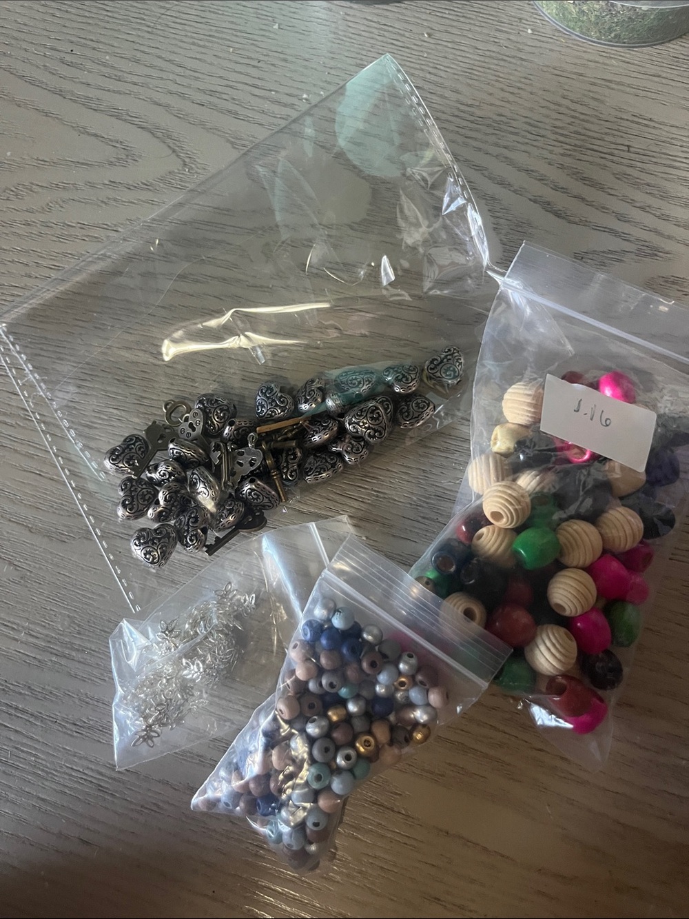 Crafters lot- 4 bags of beads NEW IN BAG